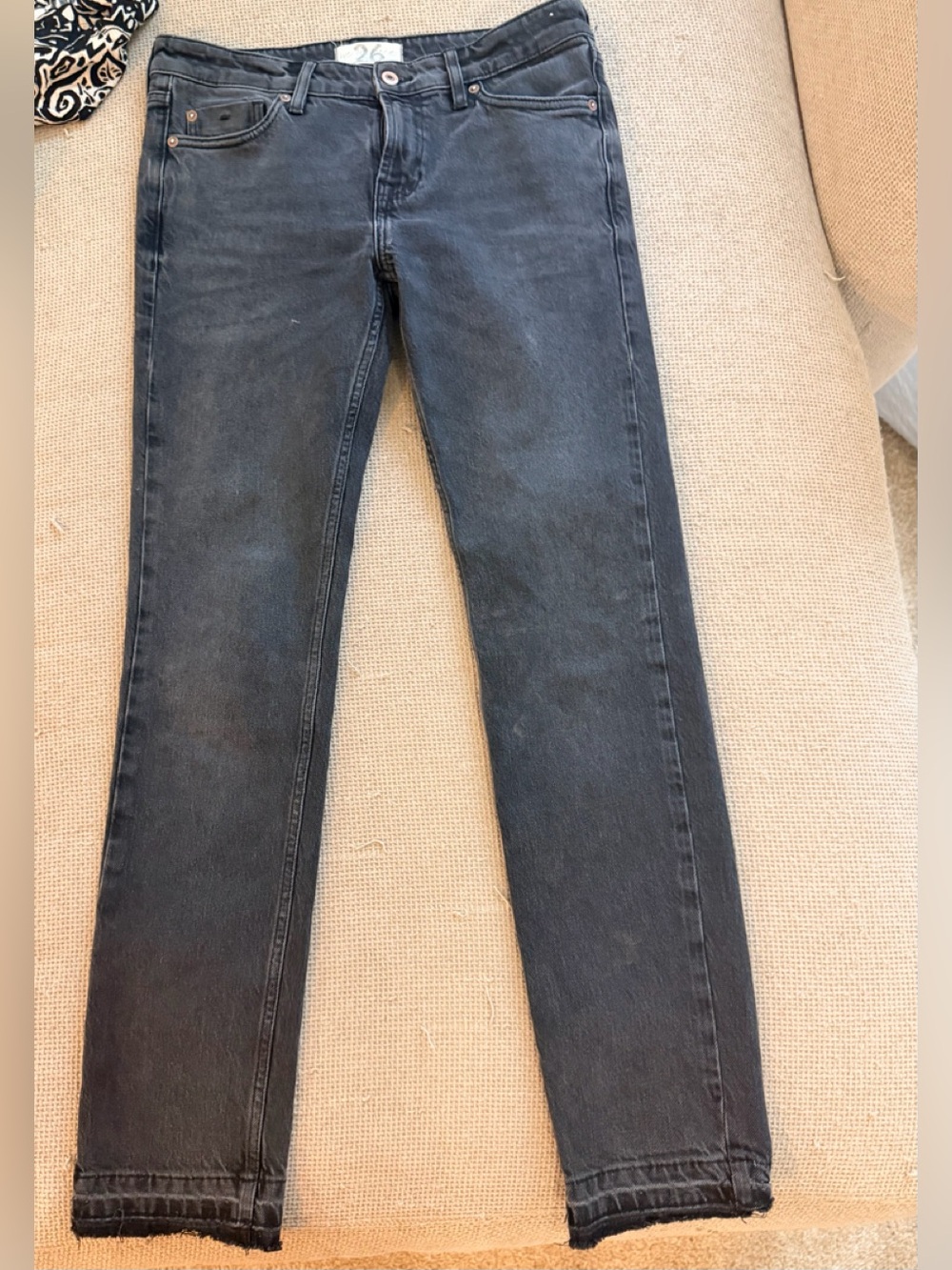 We The Free Womens Grey Jeans - Classic Denim - Picture 6 of 6